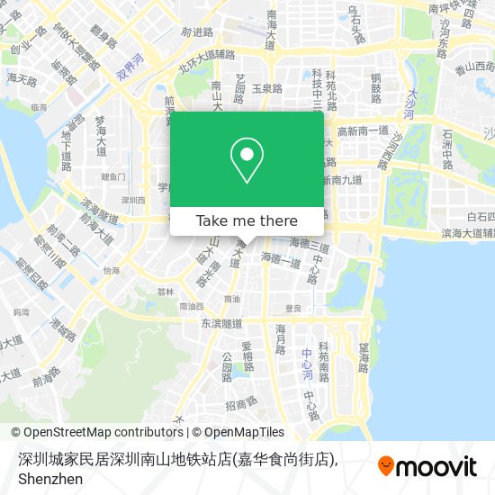 深圳城家民居深圳南山地铁站店(嘉华食尚街店) map