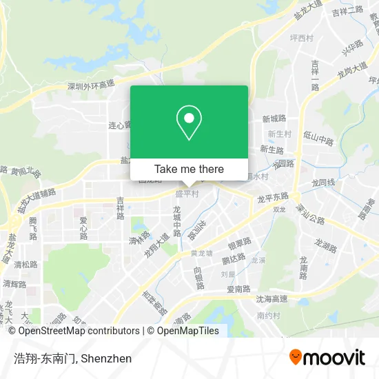 浩翔-东南门 map