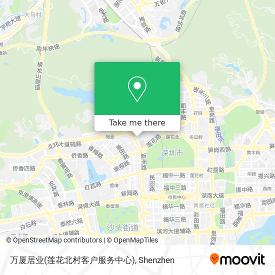 万厦居业(莲花北村客户服务中心) map