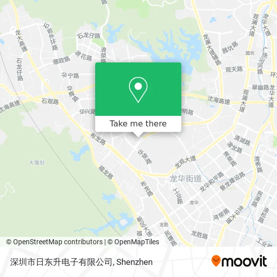深圳市日东升电子有限公司 map