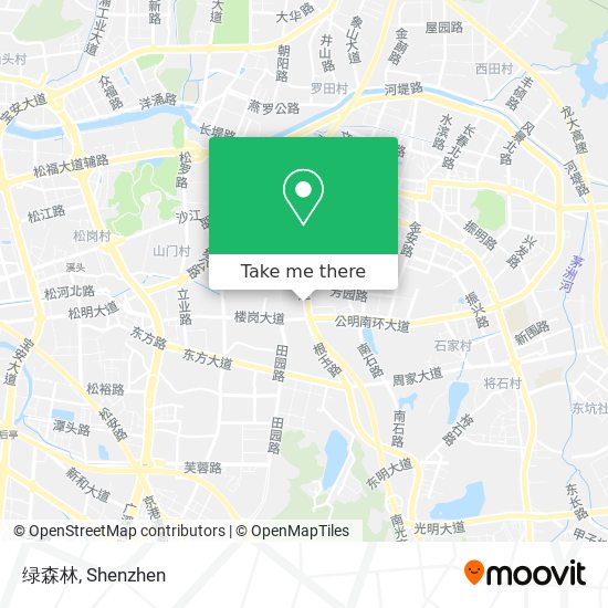 绿森林 map