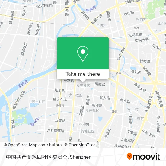 中国共产党蚝四社区委员会 map