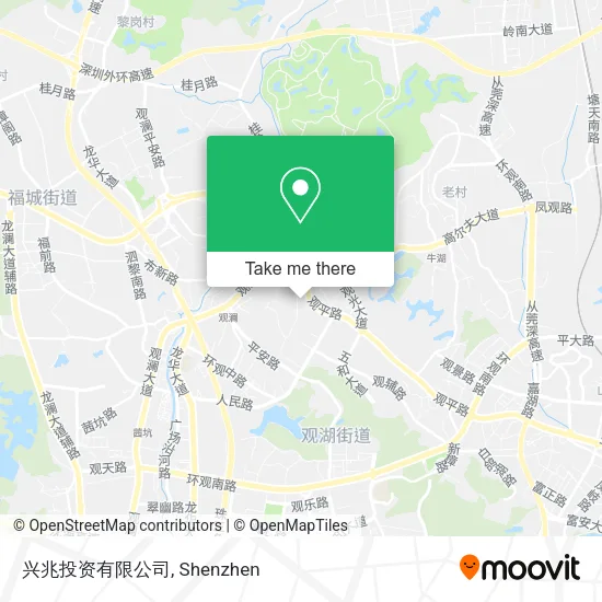 兴兆投资有限公司 map