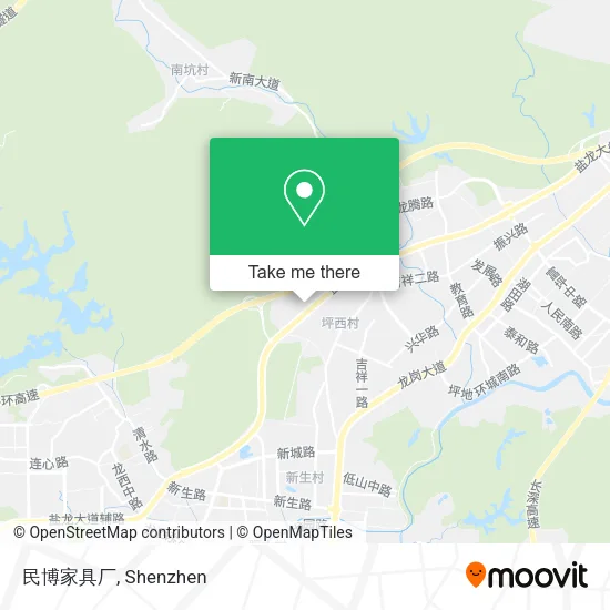 民博家具厂 map