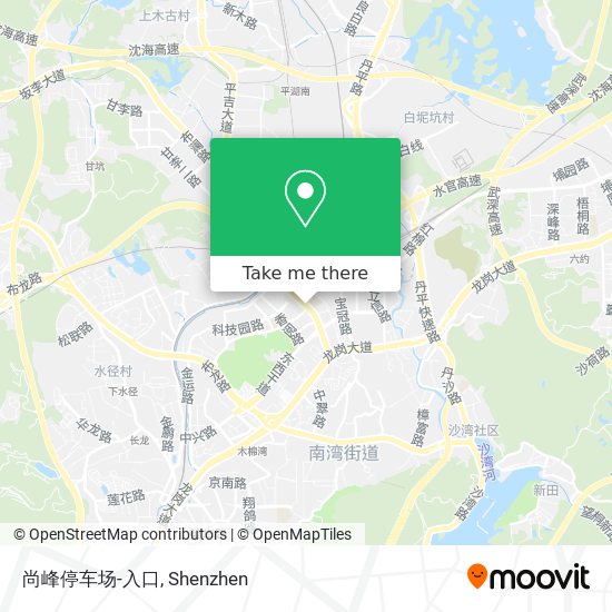 尚峰停车场-入口 map