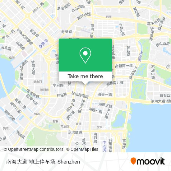 南海大道-地上停车场 map