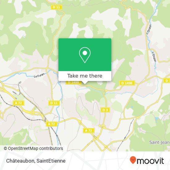 Châteaubon map