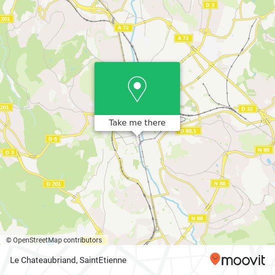 Le Chateaubriand map