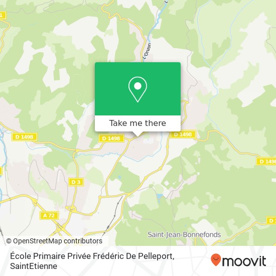 Mapa École Primaire Privée Frédéric De Pelleport