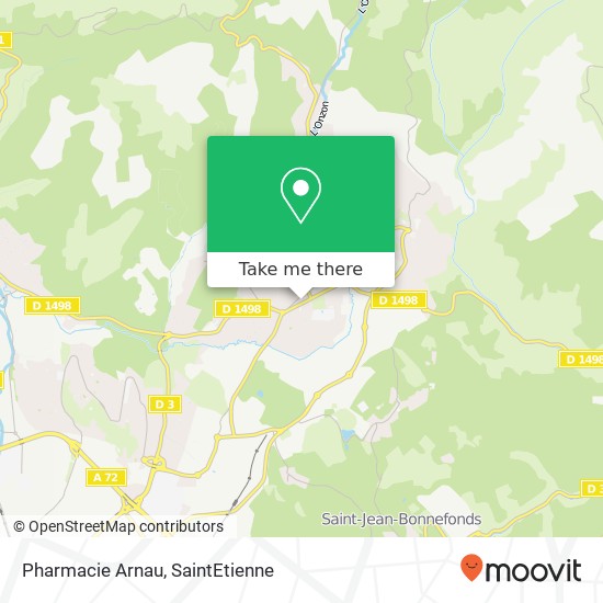 Pharmacie Arnau map