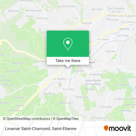 Linamar Saint-Chamond map