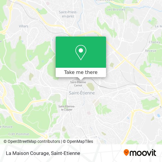 La Maison Courage map