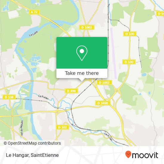 Le Hangar map