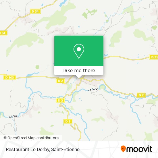 Restaurant Le Derby map