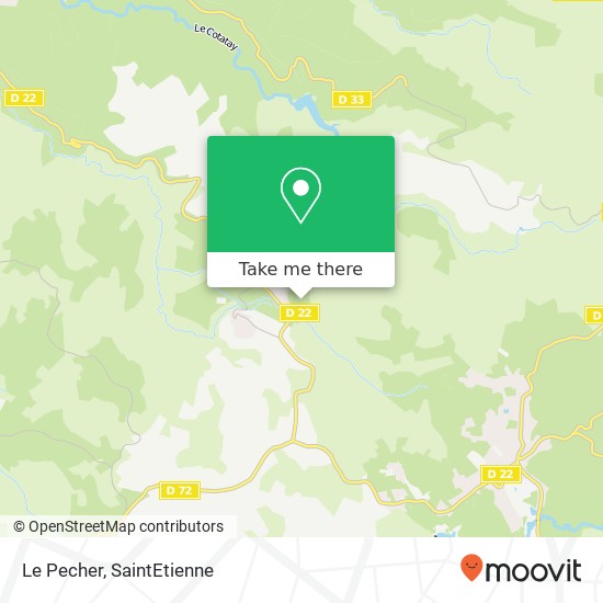 Le Pecher map