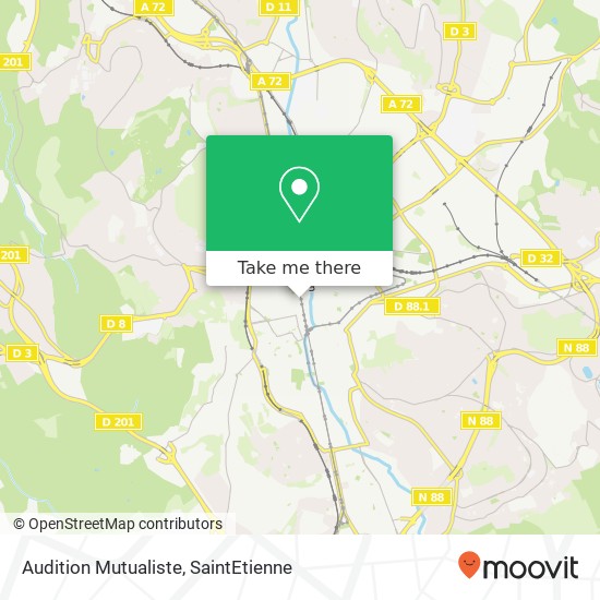 Audition Mutualiste map