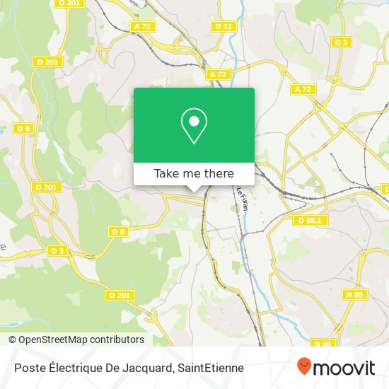 Poste Électrique De Jacquard map