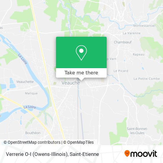 Verrerie O-I (Owens-Illinois) map