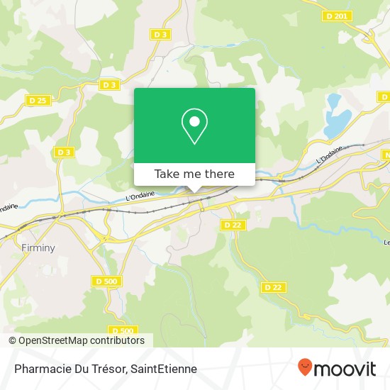 Mapa Pharmacie Du Trésor