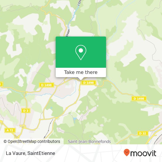 La Vaure map