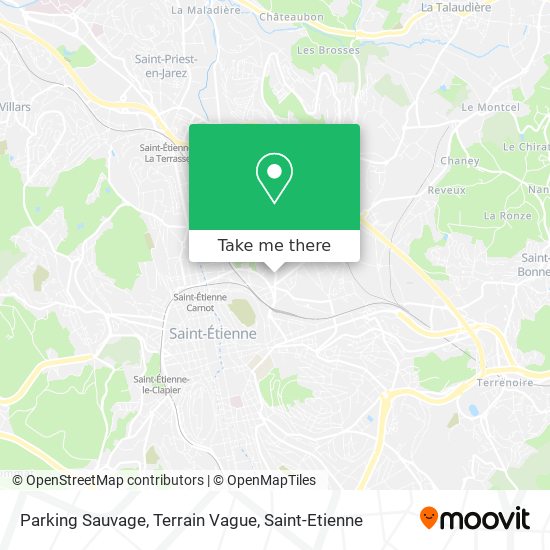 Mapa Parking Sauvage, Terrain Vague