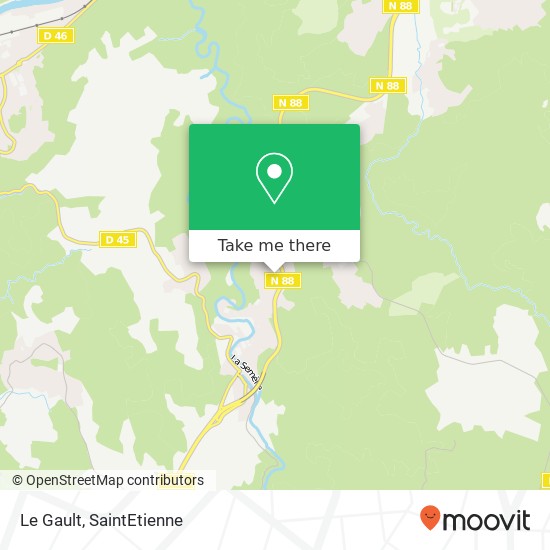 Le Gault map