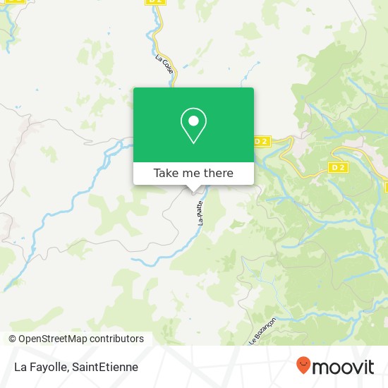 La Fayolle map