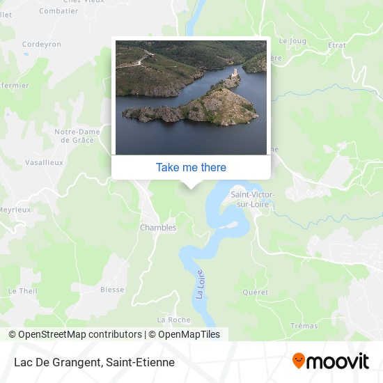 Mapa Lac De Grangent