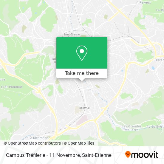 Campus Tréfilerie - 11 Novembre map