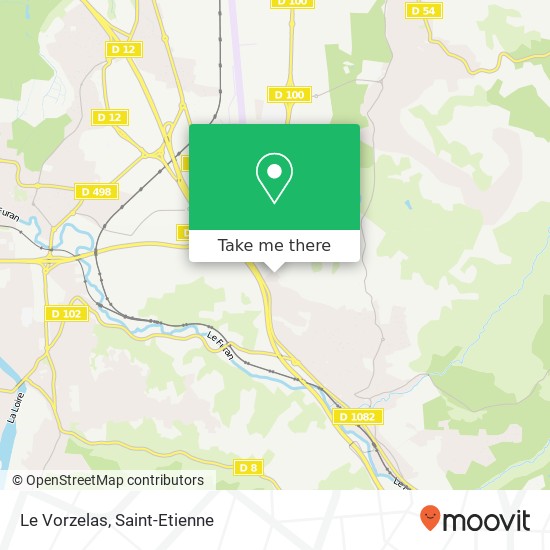 Le Vorzelas map
