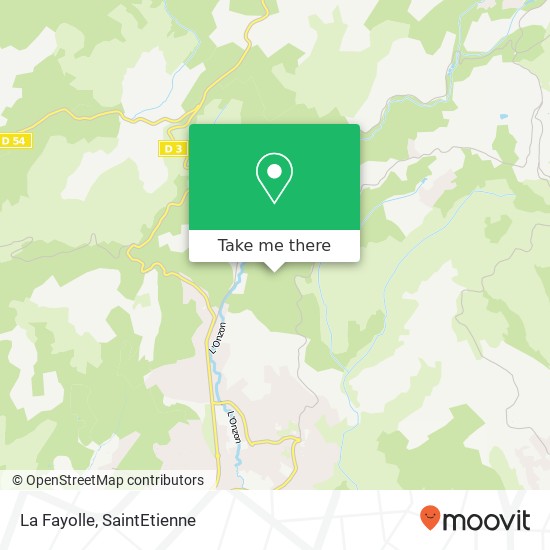 La Fayolle map