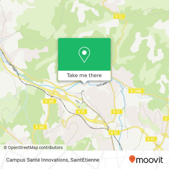 Campus Santé Innovations map