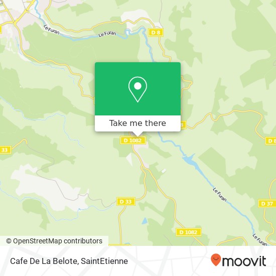 Cafe De La Belote map