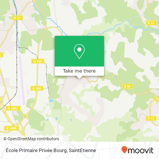 Mapa École Primaire Privée Bourg