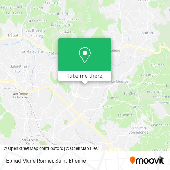 Mapa Ephad Marie Romier