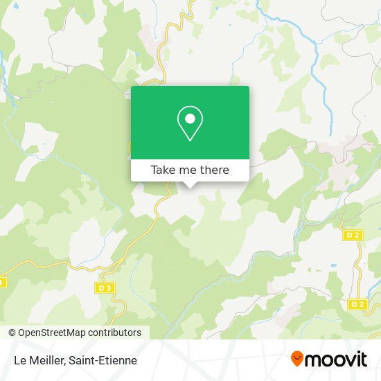 Le Meiller map