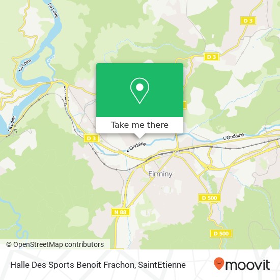 Halle Des Sports Benoit Frachon map