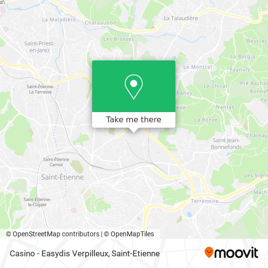 Casino - Easydis Verpilleux map