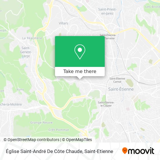 Église Saint-André De Côte Chaude map