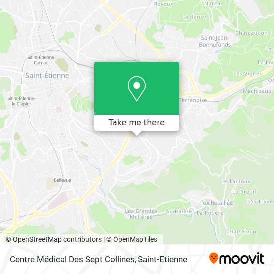 Mapa Centre Médical Des Sept Collines