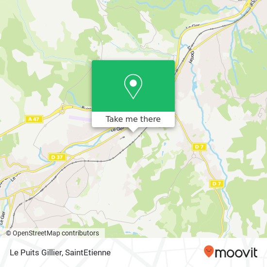 Mapa Le Puits Gillier