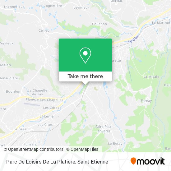 Parc De Loisirs De La Platière map