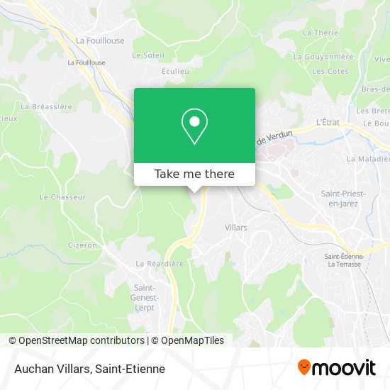 Auchan Villars map