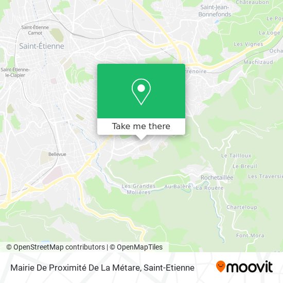 Mairie De Proximité De La Métare map