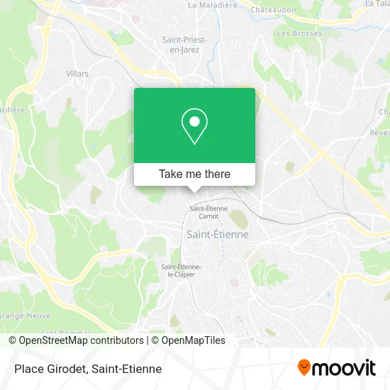 Place Girodet map