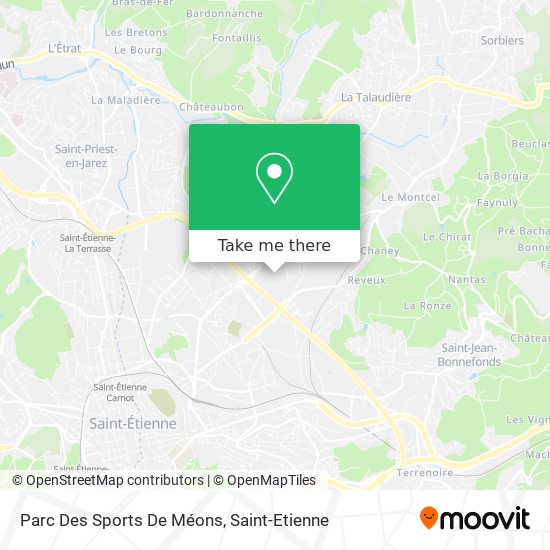 Mapa Parc Des Sports De Méons