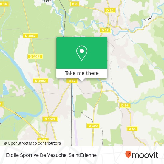 Mapa Etoile Sportive De Veauche