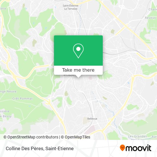 Colline Des Pères map