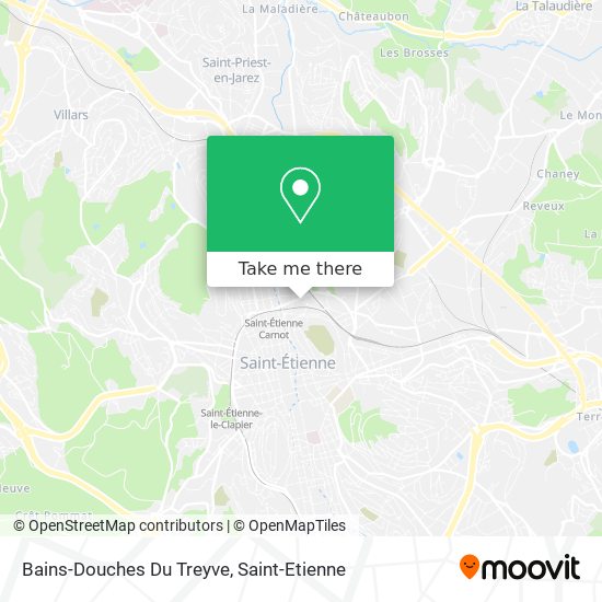 Bains-Douches Du Treyve map