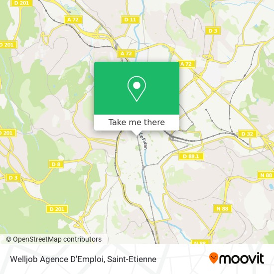 Welljob Agence D'Emploi map